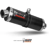 MIVV Oval Suzuki Gsf 650 Bandit 05-06 S.017.l3c Homologated Slip On Muffler Argenté Homologated