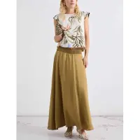 Marella pour femme. 2613101032200 Jupe évasée Mllorario vert (36), Casuel, Modal
