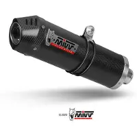 MIVV Oval Benelli Trk 702/x 23-26 Homologated Slip On Muffler Argenté Homologated