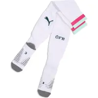 Puma Hommes, Chaussettes de sport, ÖFB Striped Socks Replica (43 - 46), Blanc