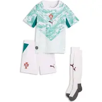 Puma Portugal 25/26 Away Short Sleeve Junior Set Multicolore 5-6 Years Enfants