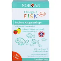Norsan Omega-3 Fisk Jelly pour enfants 120 pcs