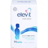 Bayer vital gmbh Elevit for Men comprimés pour soutenir la vitalité et la fertilité masculines pendant la planification de bébé, 90 comprimés