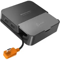 J5CREATE Omni Side Dock Pour Nintendo Switch 2 Et Steam Deck (Switch 2), Autres accessoires gaming, Gris, Noir