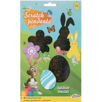 Grafix Scratch Hangers Pasen, 9st.