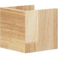 Ledvance Orbis Wood Smart+ Wi-Fi Luminaire, Luminaire Mural Intérieur Led Dimmable, Éclairage 7w, Température De Couleur 3000-6500k, 600 Lumen, Forme Carrée En Bois Véritable, Certificat Fsc, 11x11cm