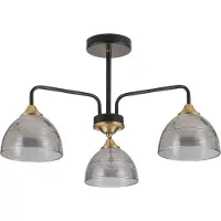 Toolight Lampe Suspendue G084-3c Black Grey