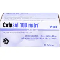 Cefak KG Cefasel 100 nutri Sélénium en comprimés, 200 comprimés