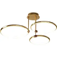 Toolight Plafonnier G122-3C Gold 55X55X65Cm