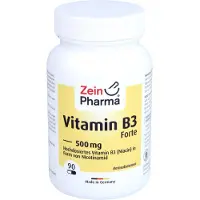 Zein Pharma - Germany GmbH Vitamine B3 Forte (Niacine) 500 mg Gélules, 90 Pcs