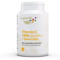 Vitaworld Vitamine C 1000 tamponnée + comprimés de quercétine, 120 comprimés