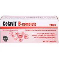 Cefak KG Cefavit B-complete comprimés pelliculés pour l'énergie, les nerfs, le psychisme, les performances intellectuelles et le métabolisme, 100 comprimés
