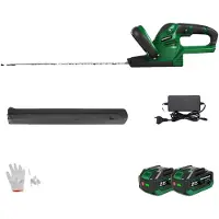 OEM Taille-haie électrique, puissance de 2000 W, vitesse de 15 000 tr/min, 2 batteries