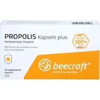 Roha Arzneimittel GmbH Beecraft Propolis Capsules Plus pour le système immunitaire en cas de rhume, de stress et de fatigue physique, 30 capsules