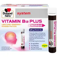 Doppelherz Vitamine B12 Plus système ampoules buvables, 750 ml