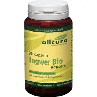 Allcura , capsules biologiques au gingembre, 90 capsules