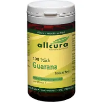 Allcura Comprimés de guarana, 100 comprimés