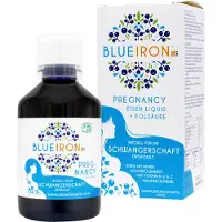 Hager Pharma GmbH Blueiron Fer Pregnancy+Acide folique Liquide à avaler. 250 ml