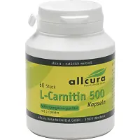 Allcura L-Carnitine 500 gélules, 60 gélules