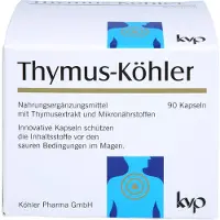 Köhler Pharma GmbH Capsules Thymus-Köhler pour une fonction saine du système immunitaire, boîte de 90 capsules