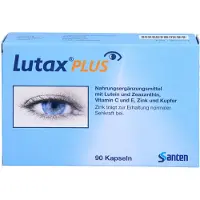 Santen GmbH Santen Lutax Plus gélules pour le maintien d'une vision normale, 90 gélules
