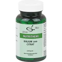 11 A Nutritheke GmbH Green Line Nutritheke Potassium 200 Citrate en gélules, 120 gélules