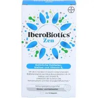 Bayer vital gmbh IberoBiotics Zen Capsules pour se sentir bien dans son ventre en période de stress, 14 portions quotidiennes