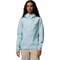 Columbia - Veste de randonnée imperméable et coupe-vent en OMNI-TECH - Trailborne 2.5L Shell Marine Light pour Femme - Taille M - Bleu