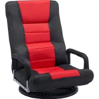 Vevor Sofa à dossier rotatif , réglable en 6 positions de siège, idéal pour regarder la télévision et lire, rouge/noir