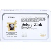 Pharma nord Sélénium + Zinc Dragées, 90 comprimés