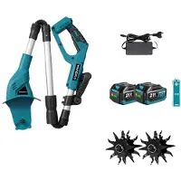 OEM Motoculteur de jardin, moteur puissant, conception conviviale, kit de 2 batteries de 3,0 Ah