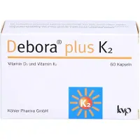 Köhler Pharma GmbH Debora plus K2 , 60 capsules