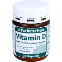 Hirundo Products The Nutri Store Vitamine D 5600 IE Gélules de dépôt hebdomadaire, 26 gélules