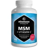 Vitamaze GmbH Msm Haute Dose + Vitamine C Gélules 360 Pcs