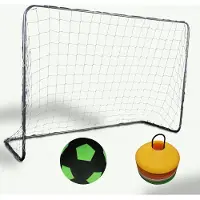 Charlsten Football Set - But 180x120x60 cm + Football + Jeu de marelle