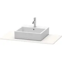 Duravit Console XSquare, 1 découpe, 1000x16x550mm, XS060E03636