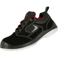 Nitras Chaussure de sécurité EASY STEP T.43 L.11 noir S1P SRC EN20345 Cuir