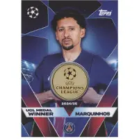 Topps UCLW-MA - Marquinhos - Relique du vainqueur de l'UCL - 2025/2026