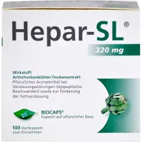 Hepar-SL 320 mg gélules, 100 pcs. gélules