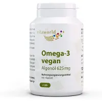 Vitaworld Oméga-3 Vegan Huile d'algues 625 mg Capsules, 120 capsules