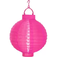 Best Season LED-Solarlampion, 1 LED à lumière froide, ca. 30 x 20 cm Farbe pink, mit Solarpanel, incl. Akku, ,outd., 479-17