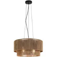 Toolight Lampe APP1837-1CP Black Brown