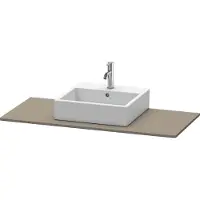 Duravit Console XSquare, 1 découpe, 800x16x550mm, XS060D09090