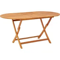 Prolenta Maison Exclusive - Table de jardin pliante 160 x 85 x 75 cm en bois massif d'eucalyptus