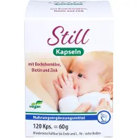 Pharma Peter GmbH Gélules d'allaitement au fenugrec + biotine + zinc, 120 gélules KAP