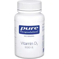 Pure Encapsulations Vitamine D3 1000 U.I. Capsule, 120 pièces. Capsule