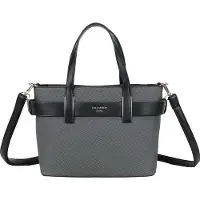 Gallantry Paris Gallantry, sac cabas pour femme en tissu texturé avec double poignée, noir