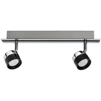Paulmann Plafonnier LED 2x3 W Stage 230 V, noir/chrome