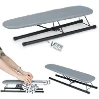 B2X Table à repasser petite et pratique pour un repassage facile des manches