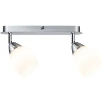 Paulmann Paulman Spotlights WolbaLED beams 2x3W GU10 230V chrome mat métal/verre